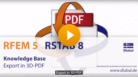 Export in 3D-PDF
