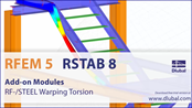 Add-on Module RF-/STEEL Warping Torsion