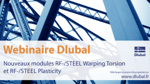 RF-/STEEL Warping-Torsion et RF-/STEEL Plasticity